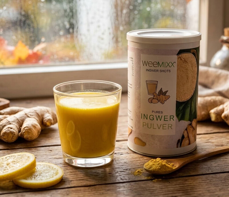 Ingwer Shots für Herbst und Winter
