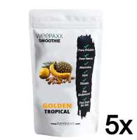 Bundle 5x Golden Tropical Smoothie Pulver 24 g